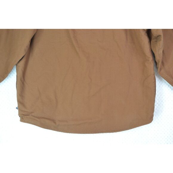 Moose Creek Men's Large Brown Canvas Sherpa Jacket - Picture 10 of 14